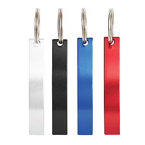 Klíčenka s otvírákem na lahve, stříbrná