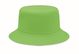 Klobouček z broušené bavlny, světle zelená