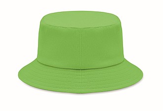 Klobouček z broušené bavlny, světle zelená