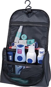 Kosmetická taška s háčkem, černá