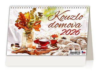 Kouzlo domova 2026, stolní kalendář - reklamní kalendáře