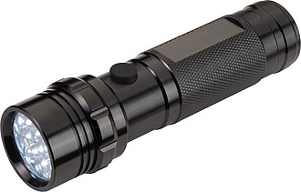 Kovová baterka, 14 LED - reklamní předměty