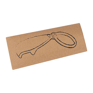 Kovový přívěšek na klíče s otvírákem na láhve, stříbrná