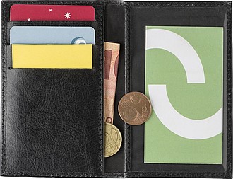 Kožený obal na platební karty s RFID ochranou