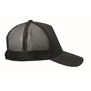 Kšiltovka trucker s 5 panely, černá