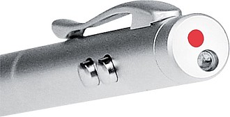 Kuličkové pero s laserovým ukazovátkem a LED světlem