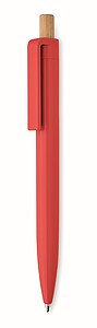 Kuličkové pero z recyklovaného ABS, červená