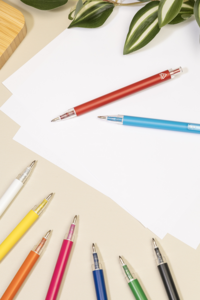 Kuličkové pero z recyklovaného hliníku, zelená