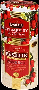 LABAR - Basilur 2v1 Strawberry & Ruhuna plech 30g & 70g