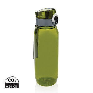 Láhev na pití, 800ml, RPET, transparentní zelená