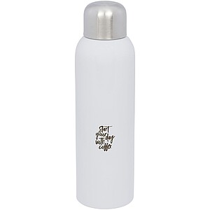 Láhev na pití, 820ml, z recyklované nerezové oceli, bílá