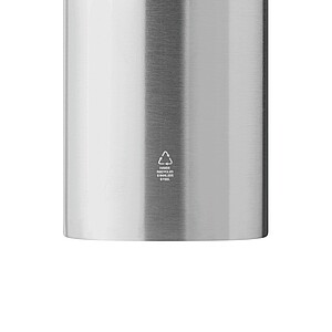 Láhev na pití z nerezové oceli 400 ml, stříbrná