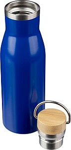 Láhev na pití z nerezové oceli, 500 ml, modrá - reklamní předměty