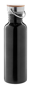 Láhev na pití z nerezové oceli, 750ml, černá