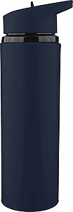 Láhev na pití z recyklované nerezové oceli, 500 ml, tmavě modrá