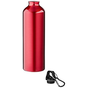 Láhev na pití z recyklovaného hliníku, 700ml, červená