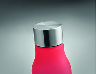 Láhev na pití z RPET, 600ml, červená