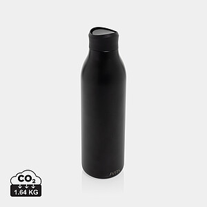 Láhev na vodu 600ml z nerezové oceli, černá - reklamní předměty