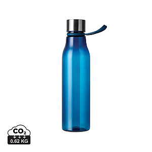 Lahev na vodu 800ml z recyklovaného plastu, námořní modrá