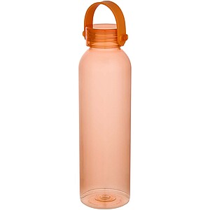 Láhev na vodu z recyklovaného plastu 630ml , oranžová