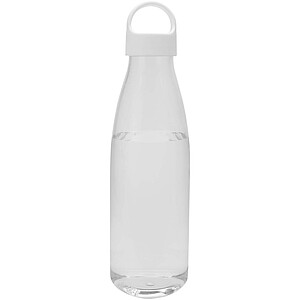 Láhev na vodu z recyklovaného plastu 800 ml, transparentní