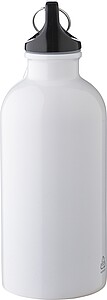 Láhev z recyklované nerezové oceli 400 ml, bílá