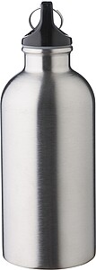 Láhev z recyklované nerezové oceli 400 ml, šedá
