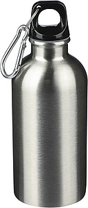 Láhev z recyklované nerezové oceli 400 ml, šedá