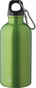 Láhev z recyklované nerezové oceli 400 ml, zelená