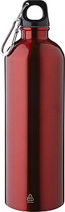 Láhev z recyklované nerezové oceli 750 ml, červená