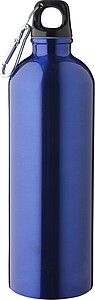 Láhev z recyklované nerezové oceli 750 ml, modrá - reklamní předměty