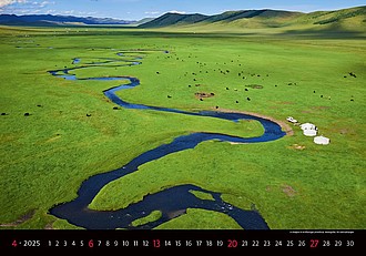 Landscapes 2026, nástěnný kalendář, prodloužená záda