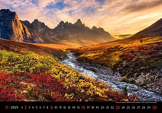 Landscapes 2026, nástěnný kalendář, prodloužená záda