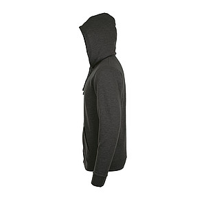 Lehká mikina SOLS STONE, tmavě šedý melír, XL