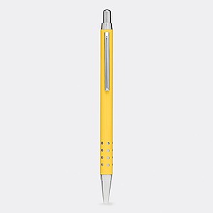 Lesklé mosazné KP s modrou náplní, žluté