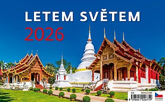 Letem světem 2026, stolní kalendář