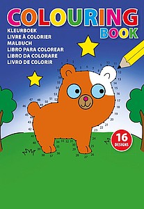 LIVRINO Dětské omalovánky ve formátu A5, 8 stran - reklamní předměty