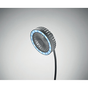 LUISO Stolní ventilátor se 3 nastavitelnými rychlostmi a 10W bezdrátovou nabíječkou