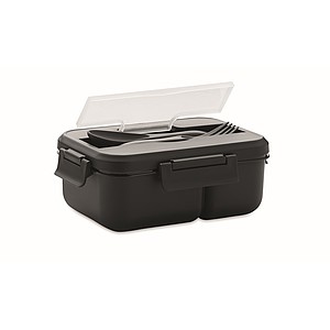 Lunchbox s příborem, černý