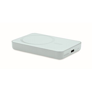 Magnetická bezdrátová nabíječka a powerbanka 5000mAh, jemně modrá