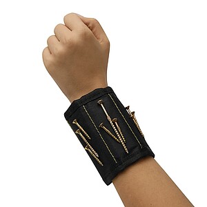 Magnetický náramek na nářadí, černá