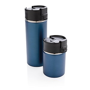 MAKORIS Termohrnek Bogota s keramickým opláštěním 220ml, modrá