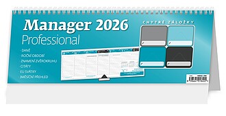 Manager Professional 2026, stolní kalendář - reklamní kalendáře