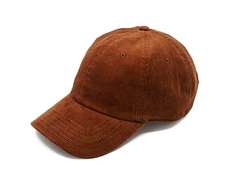 Manšestrová 6panelová kšiltovka, měděná