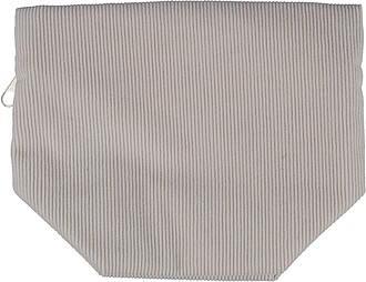 Manšestrová kosmetická taška, šedá