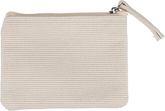 Manšestrová peněženka na zip, béžová