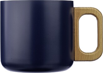 MARIAL Dvoustěnný hrnek z nerezové oceli, 400 ml, modrá