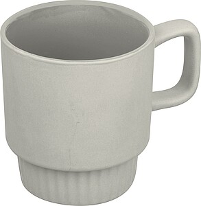 Matný keramický hrek 300 ml, šedá - reklamní hrnky