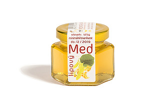 MAZLÍK Med 125g šestihran, lipový