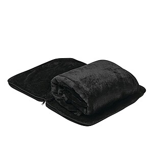 Měkká cestovní deka, černá